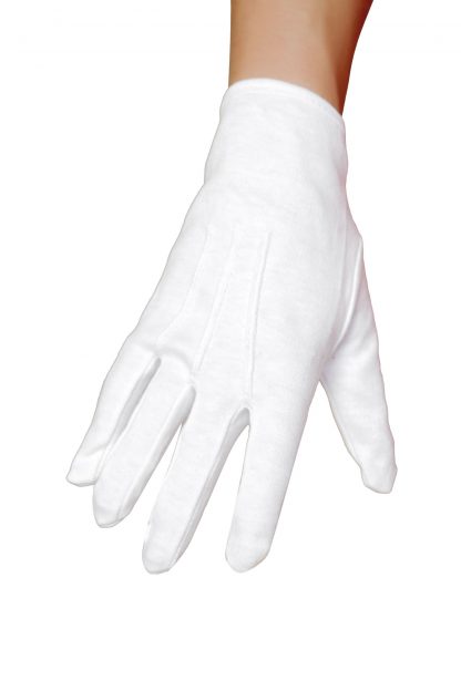 White Wrist Length Gloves RM-GL102