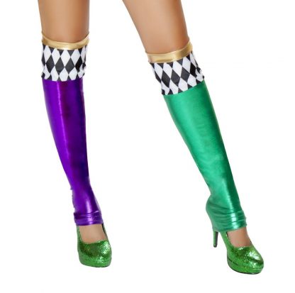 Green/Purple Jester Leggings RM-ST4723