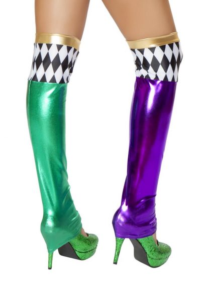 Green/Purple Jester Leggings RM-ST4723