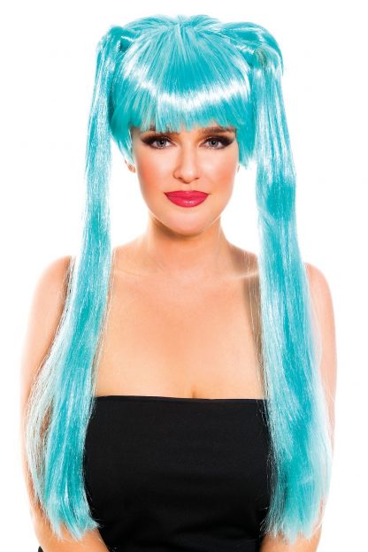 Turquoise Wig ML-70015