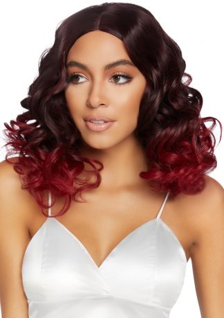 18" Curly Ombre Long Bob Wig