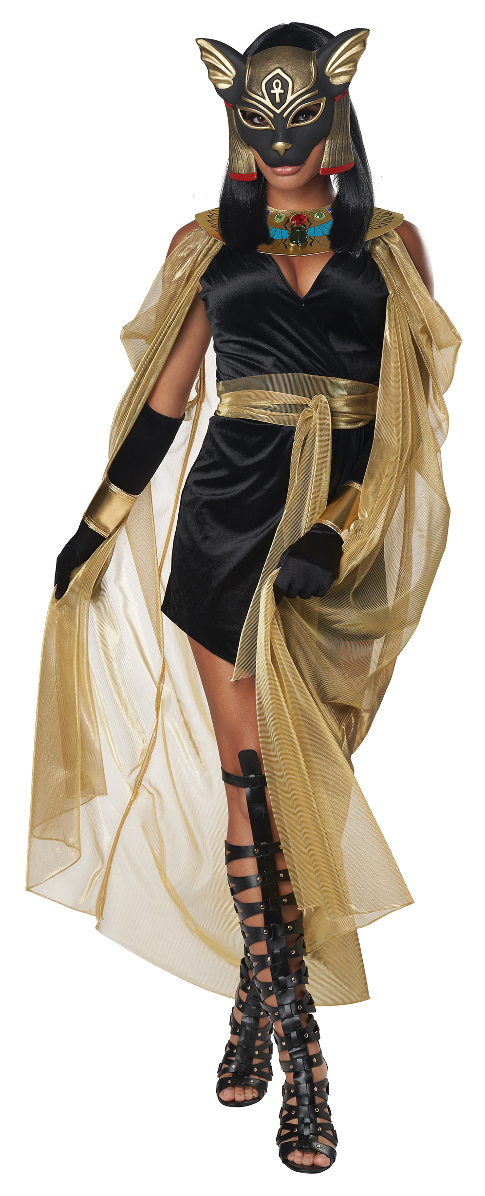 Feline Goddess Bastet Adult Costume. 