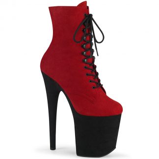 FLAMINGO-1020FSTT Two Tone Lace-Up Ankle Boots