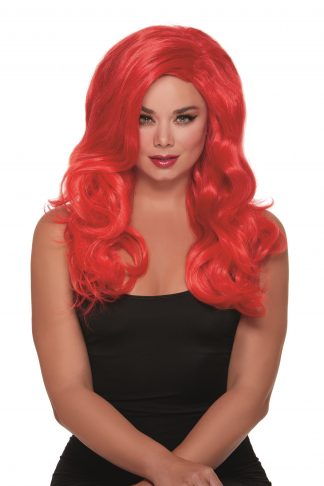 12307 Long Wavy with Side Part Wig