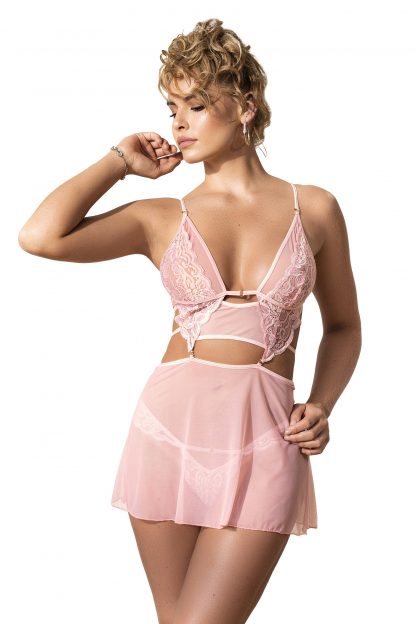 7375 Two in One Babydoll and Two Piece Set