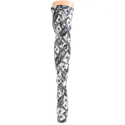 ADORE-3000DP Platform Stretch Thigh Boot with Side Zip