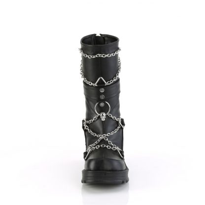 BRATTY-120 Mid-Calf Boot with Back Zip