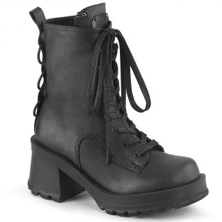 BRATTY-50 Platform Lace-Up Ankle Boot with Inside Zip