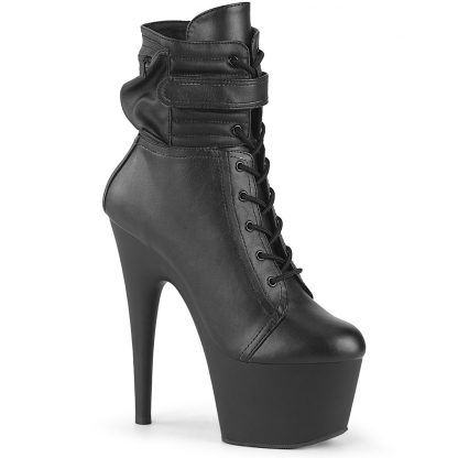 ADORE-1020POUCH Platform Lace-Up Front Ankle Boot