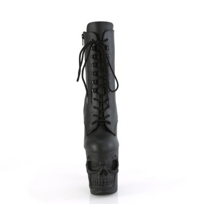 RAPTURE-1020 Finger Bone Heel Skull Platform Ankle Boot