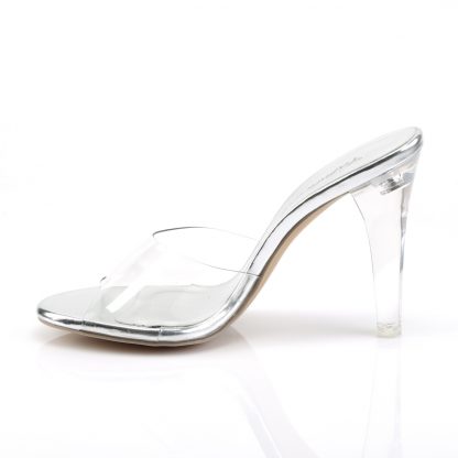CLEARLY-401 4" Lucite Heel